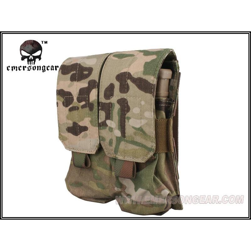 EMERSON LBTスタイル M4ダブルマガジンポーチ マルチカム MC