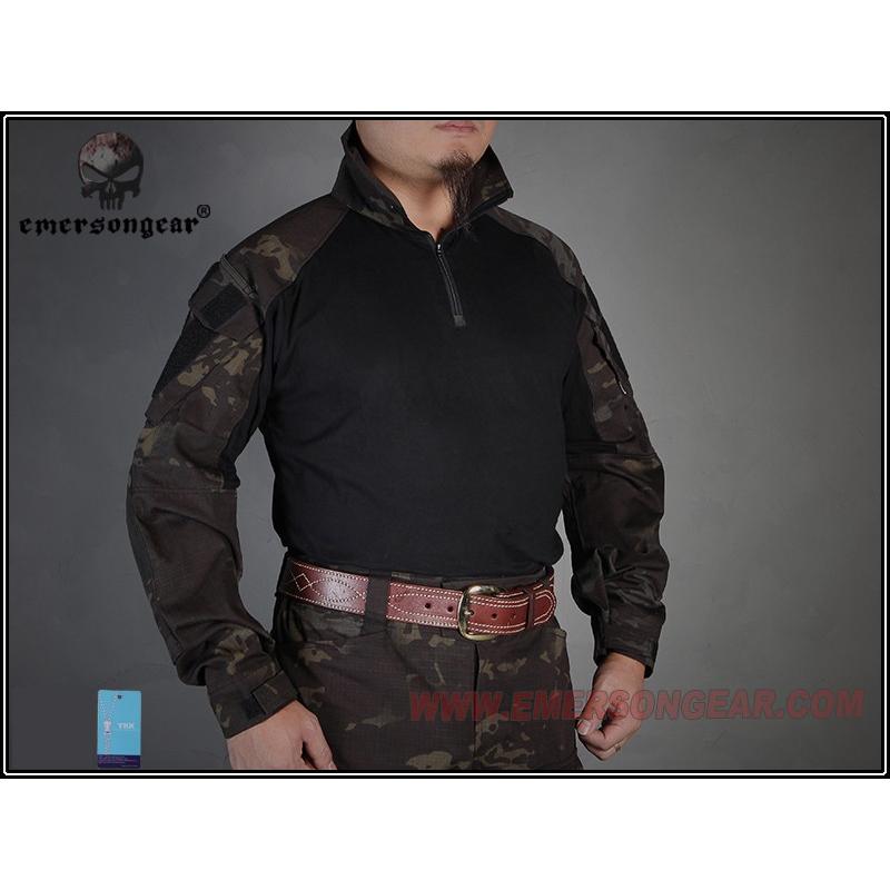 EMERSON CPスタイル G3コンバットシャツ マルチカムブラック MCBK M
