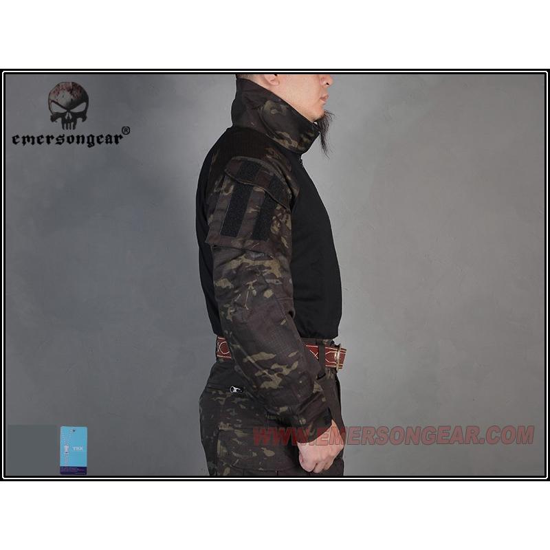 EMERSON CPスタイル G3コンバットシャツ マルチカムブラック MCBK M