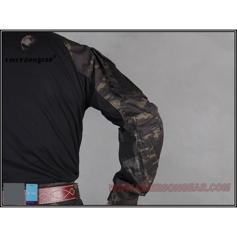 EMERSON CPスタイル G3コンバットシャツ マルチカムブラック MCBK M