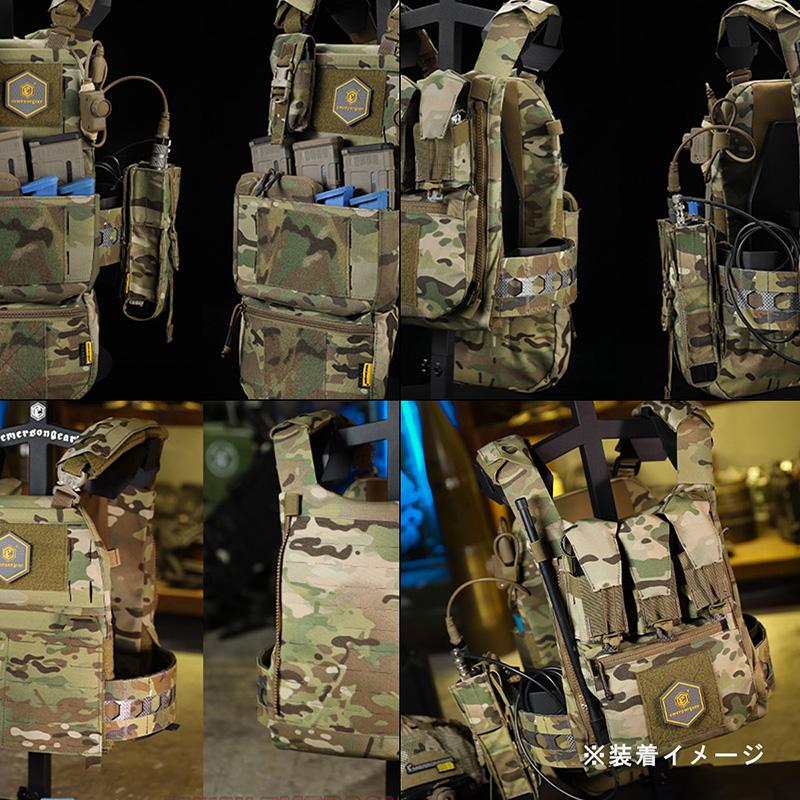 EMERSON FCスタイル FCPC V5 プレートキャリア RG : ミリタリー
