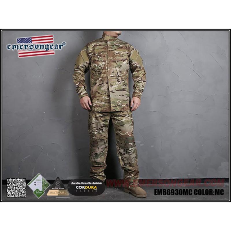 EmersonGear Blue Label R6タイプ BDU上下セット MC/M : ミリタリー