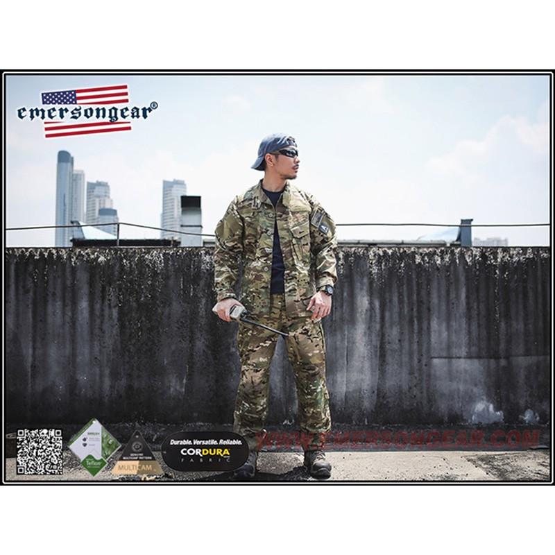 EmersonGear Blue Label R6タイプ BDU上下セット MC/M : ミリタリー