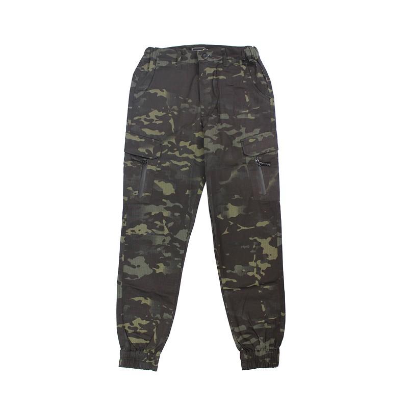 EmersonGearS カモフラージュリブパンツ MCBK BKジッパー 32インチ