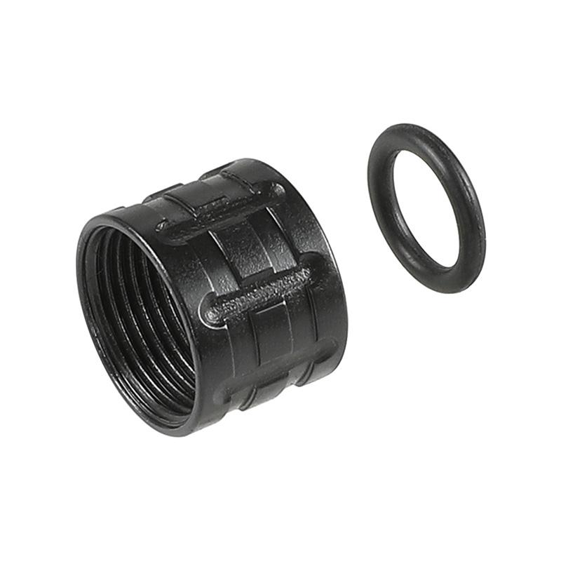 5KU LANTAC TP-Pro Knurledタイプ スレッドプロテクター Black (14mm逆