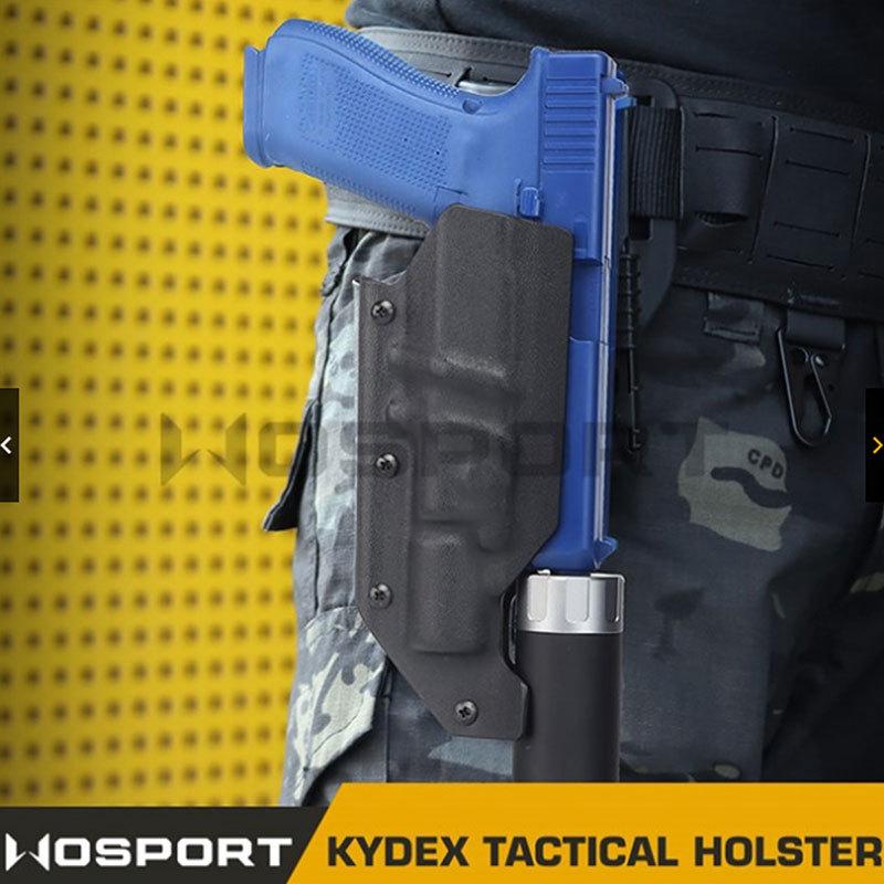 M19用カイデックスホルスター&マルイ製M19(ジャンク) WoSporT カイデックスタクティカルホルスター Type-1 SF X300 (G17/19