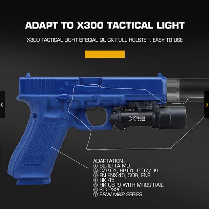 stardust gear製　ホルスター　Glock+X300 用 右利き用 Amazon.co.jp: 国内製造品 六七五 グロック 17 19 X300U ライト