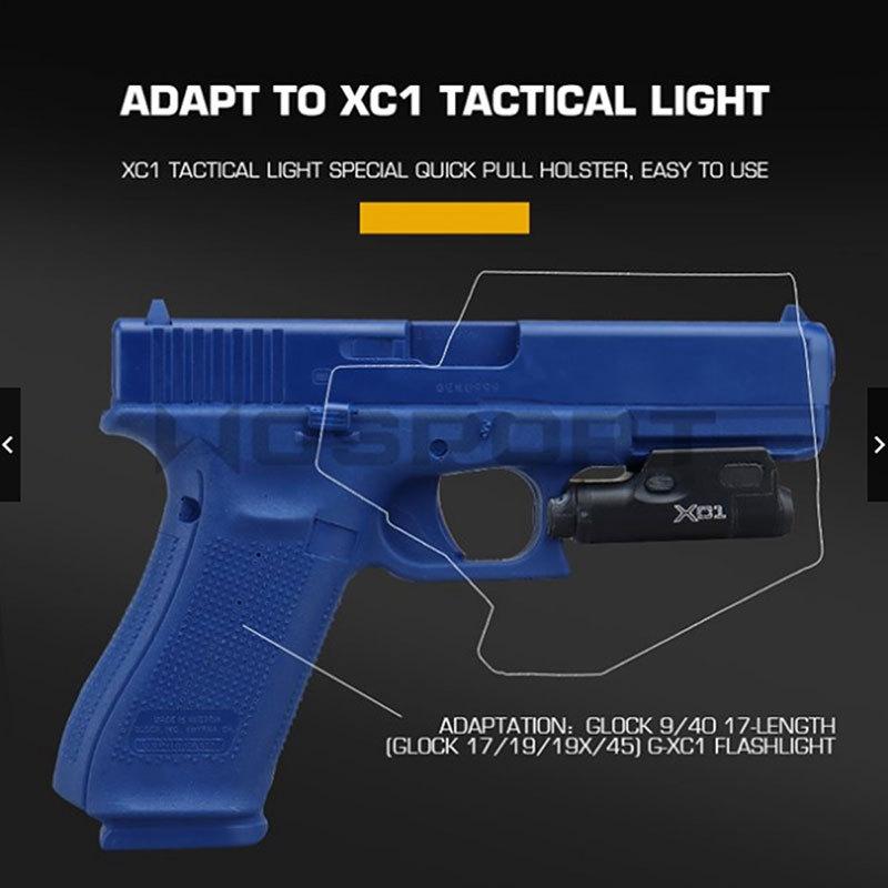 実物 RAVEN ホルスター GLOCK19 & SUREFIRE XC1 用 RTG Parts Raven Perun LC OWB Holster for Glock 19 with Surefire