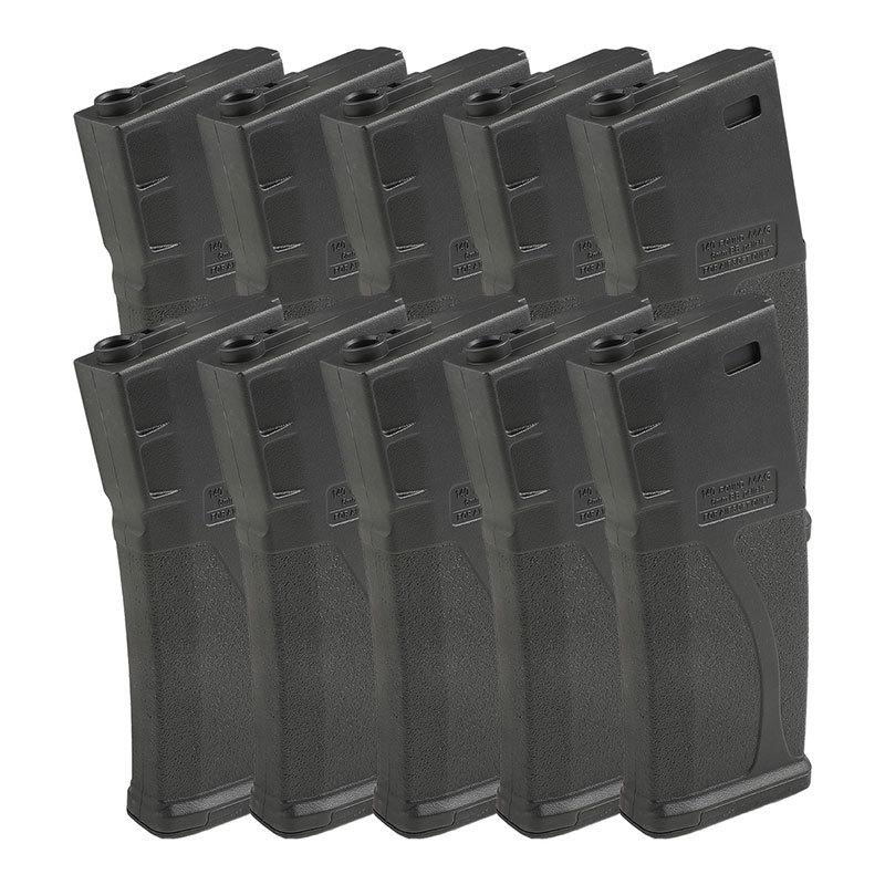 GUARDER ガーダー M4/M16サイレント140連マガジンセット (10pcs) M4電動ガン用 BBAM-101(BK)