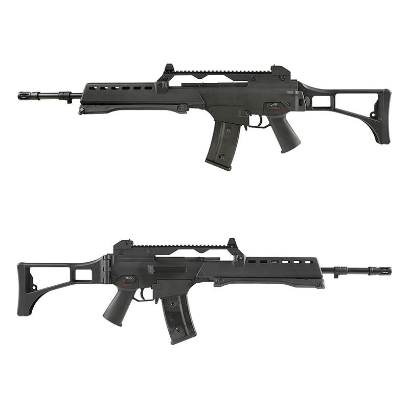 次世代電動ガン G36 (4面レール、サプ付き) Golden Eagle G36 トップレール/バイポッド 電動ガン エアガン 18歳