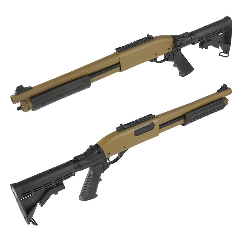 Golden Eagle M870 ガスショットガン ショートモデル Tactical/Tan