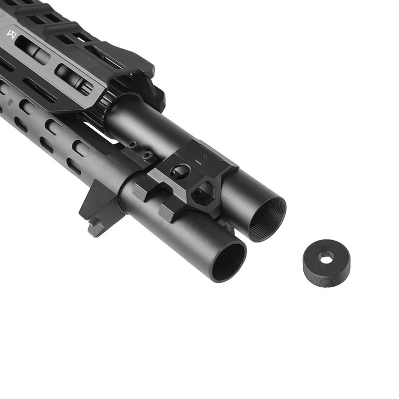 EMG/Golden Eagle M870 ガスショットガン SI (Strike Industries) VOAモデル Black ショットシェルホルダー搭載 (OfficialLicense)の画像