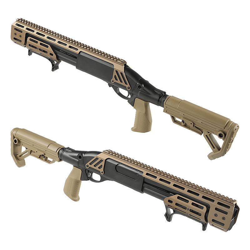 Golden Eagle M870 改 Enforcer A.T.P. Series ガスショットガン DarkEarthの画像