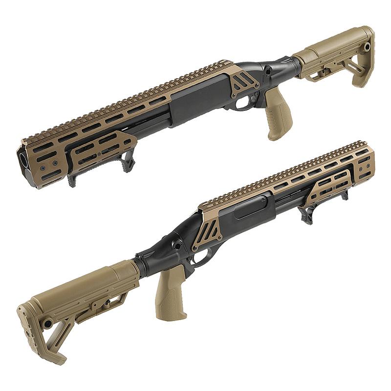 Golden Eagle M870 改 Enforcer A.T.P. Series ガスショットガン DarkEarthの画像