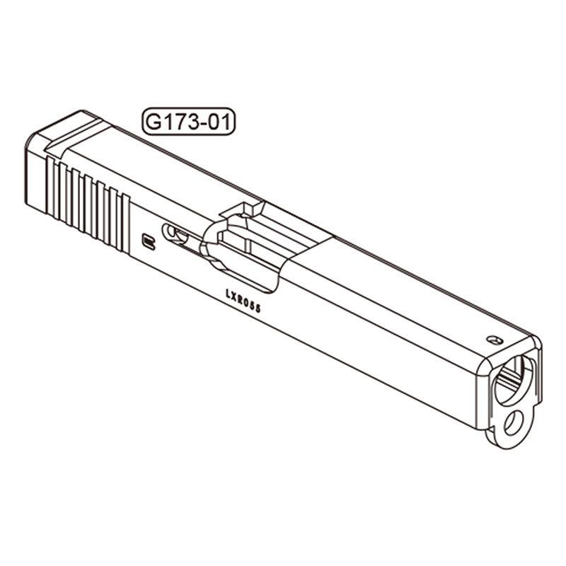 GHK GLOCK17 Gen.3 アルミスライド (G173-01-AL)｜hercules-gear｜06