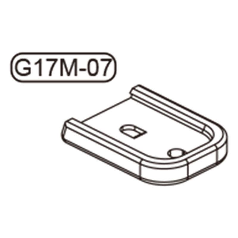 GHK GLOCK17 マガジンベース (G17M-07) 【 ネコポス可 】｜hercules-gear｜06
