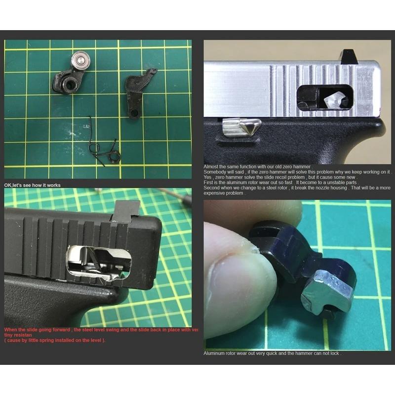 Guns Modify CNC ZEROブローバックハウジングセット 東京マルイG17用RMRスライド対応の画像