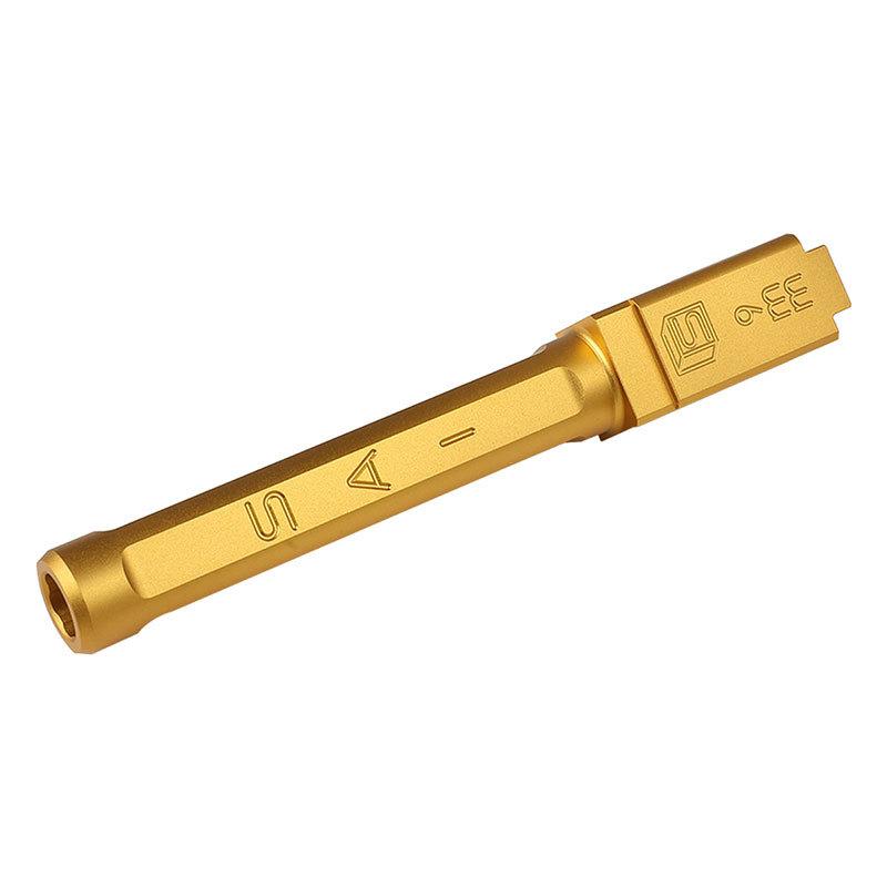 Guns Modify SAIタイプ CNCアルミスライド/ボックスフルートバレルセット Gold (東京マルイ G18C対応) Salient