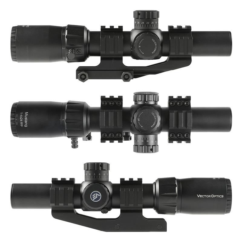 ベクターオプティクス Mustang 1-4×24 FFP ショートライフルスコープ