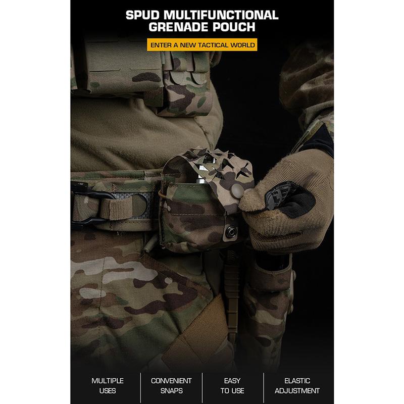新品 Spiritus Systems グレネード SPUD ポーチ マルチカム Frag Grenade SPUD Pouch - Spiritus Systems