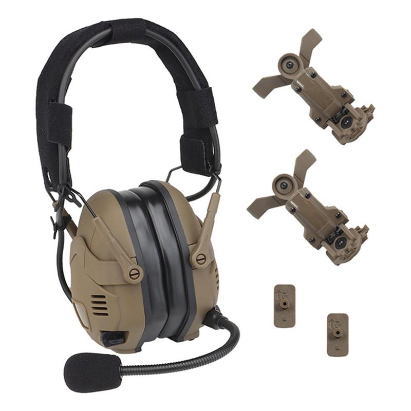 WoSporT タクティカル電子イヤーマフ TAN OPS Core ARC & M-LOK