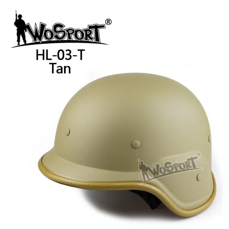 WoSporT M88タイプ フリッツヘルメット TAN : ミリタリー