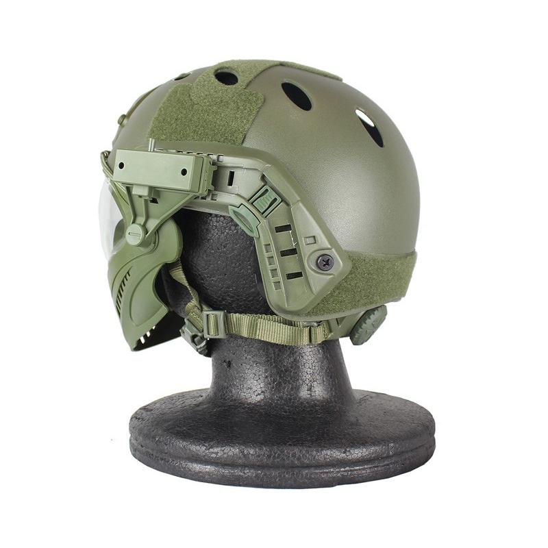 楽天市場】WoSporT Ronin NVGマウントモジュラーヘルメット ファン付