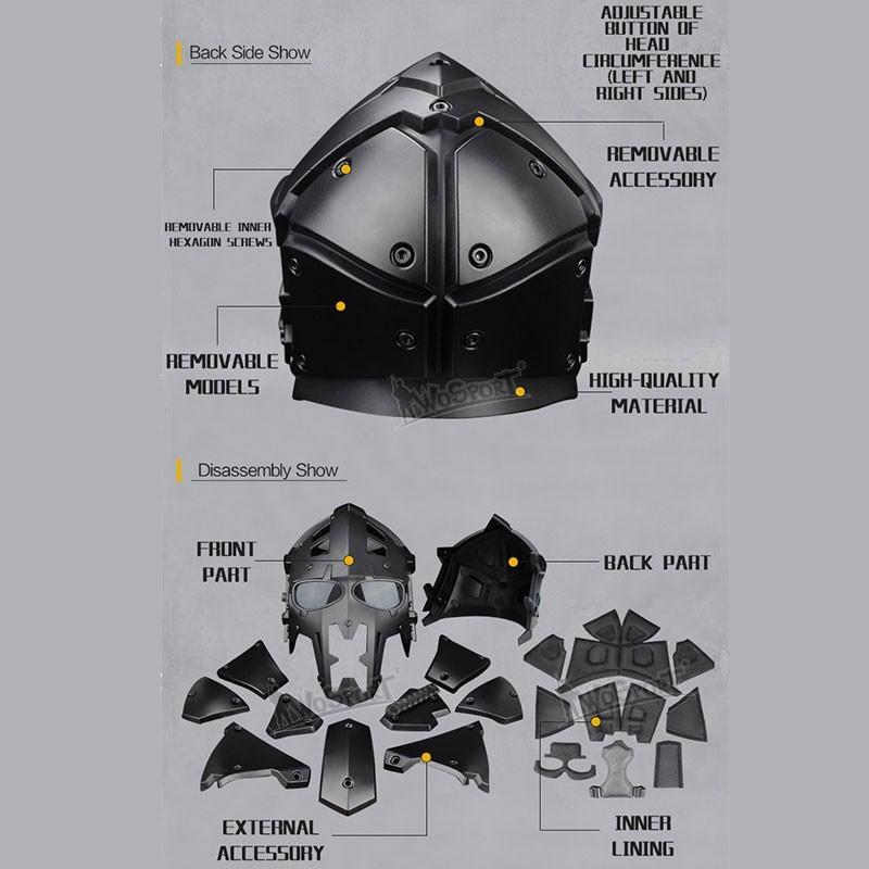 WoSporT モジュラーヘルメット ファン付 Obsidian｜hercules-gear｜05