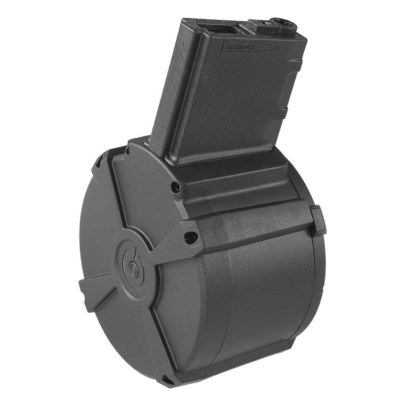 HTGベーシック 電動M4/M16用 1600連 ドラムマガジン スペアマガジン