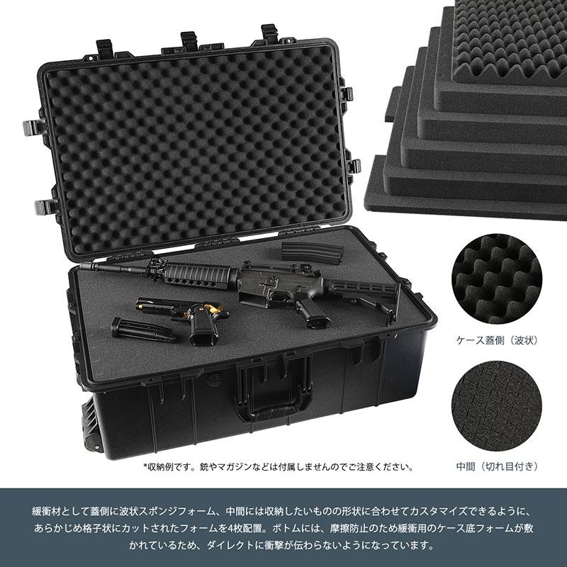 HTGベーシック ハードケース 防水 キャスター付き 92L (Standardモデル