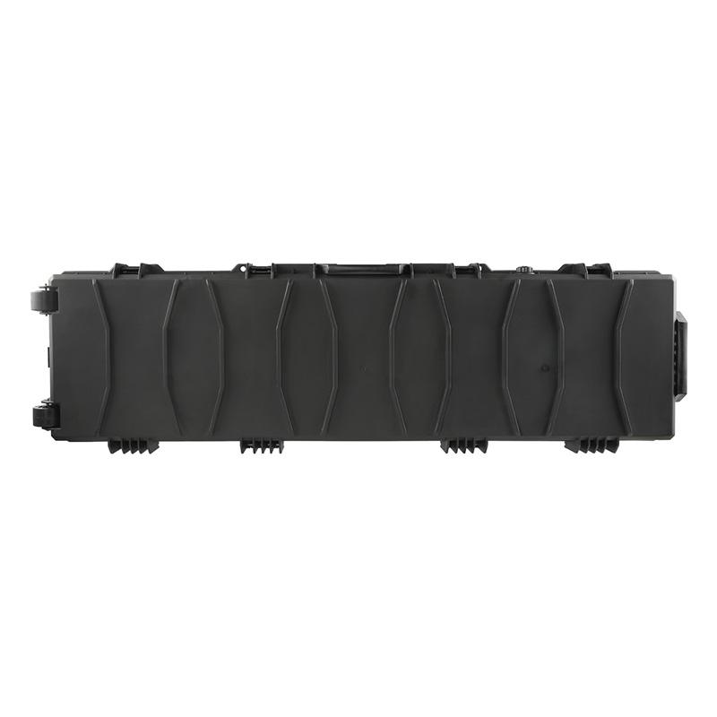 HTGベーシック WAVE 137 (大容量 軽量 防水IP67 Stackable/積み重ね可能) ハードガンケース ガンケース ハードケース キャスター付 137cm Black (Eliteモデル)_2