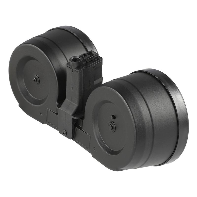 箱根宮ノ下　CP7用　ドラムマガジン仕様　カスタム　改修品　10禁 CYMA HY-407 電動ガン MP5用 ドラムマガジン 2500発 : ミリタリー