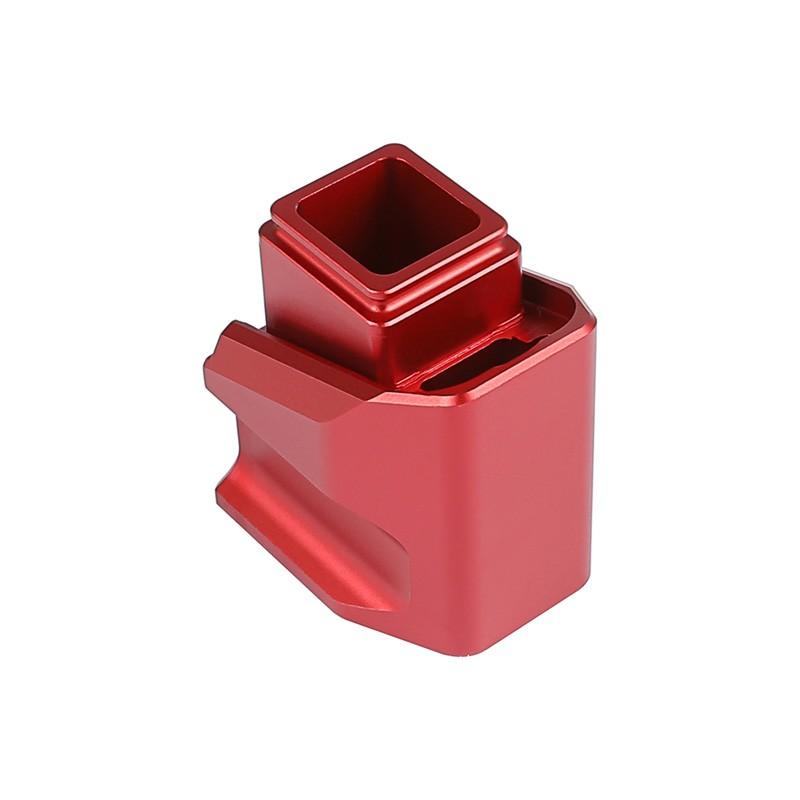 JDG FCS GLOCK 6roundタイプ マガジンエクステンション Red (Licensed