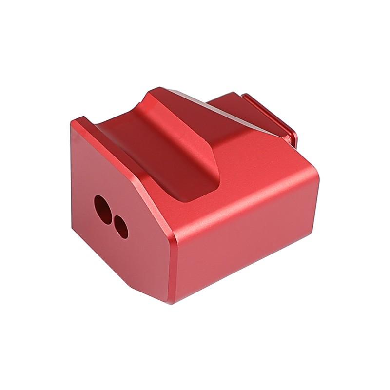 JDG FCS GLOCK 6roundタイプ マガジンエクステンション Red (Licensed