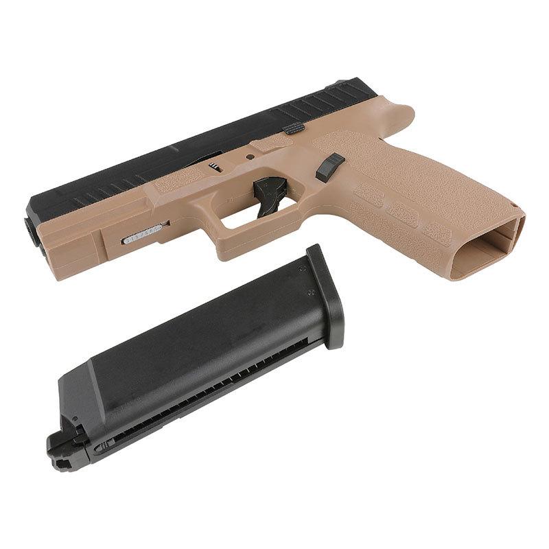 KJ WORKS KP-13 ガスブローバックピストル TAN エアガン 18歳以上