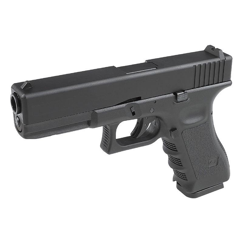 KJ WORKS KP-17 ガスブローバックピストル BK エアガン 18歳以上