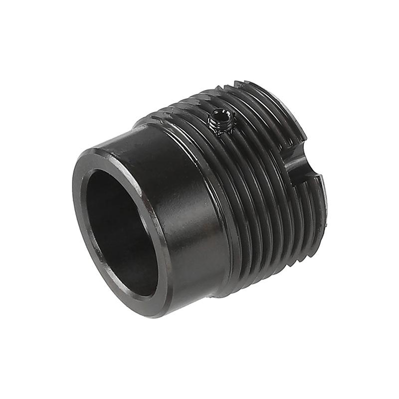 KIZUNA WORKS 変換アダプター 24mm正ネジ→14mm逆ネジ : ミリタリー