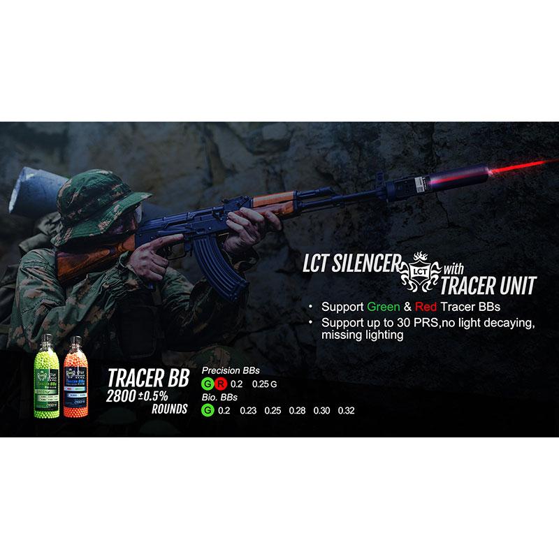 LCT Zenit PUTNIKタイプサイレンサー (24x1.5mm R/AT2000Rトレーサー