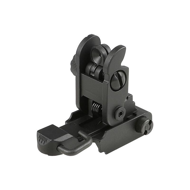CYMA M024 ARMSスタイル フリップアップリアサイト BK : ミリタリー