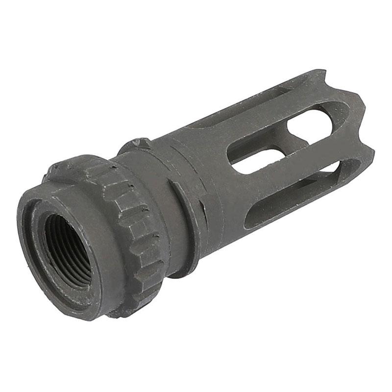 G*H様 実物AACフラッシュハイダー CYMA 製 AACタイプ PHANTOM フラッシュハイダー スチール 14mm逆
