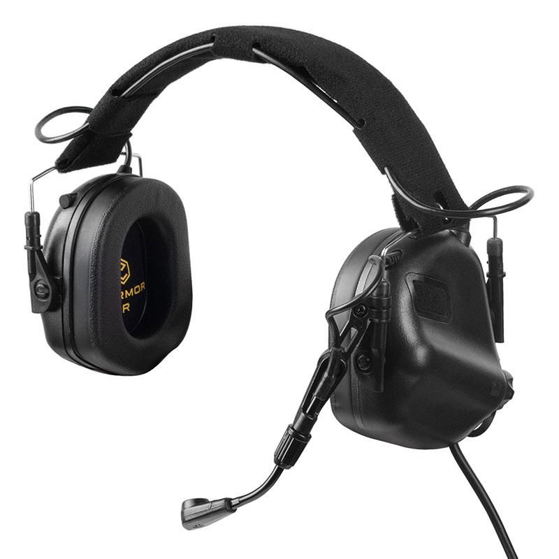 EARMOR M32 ヘッドセット　ブラック　カバー付き　マルチカムブラック OPSMEN M32ヘッドセット BK : ミリタリーショップH.T.G. - 通販