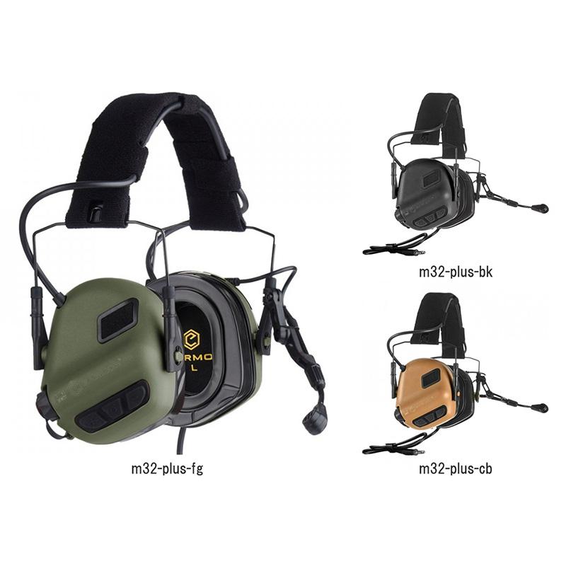 実物 OPSMAN M32 ヘッドセット　ブラック OPSMEN EARMOR M32 PLUS Tactical Headset | タクティカル