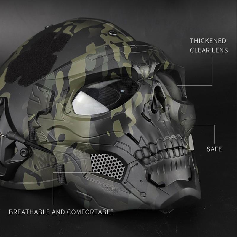 WoSporT スカルメッセンジャーマスク BK : ミリタリーショップ