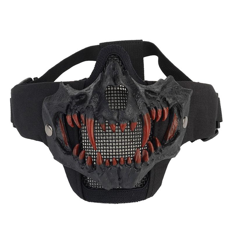 WoSporT ブラックファング ハーフフェイスガード (アップグレード Ver