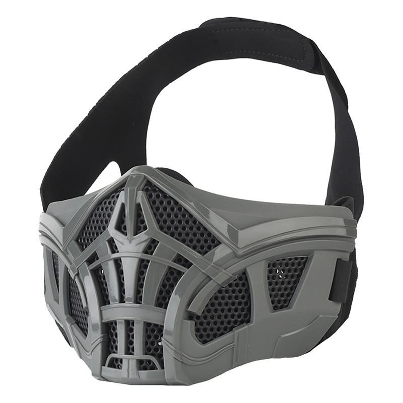 WoSporT Scorpion ハーフ スチールメッシュ マスク Gray | 