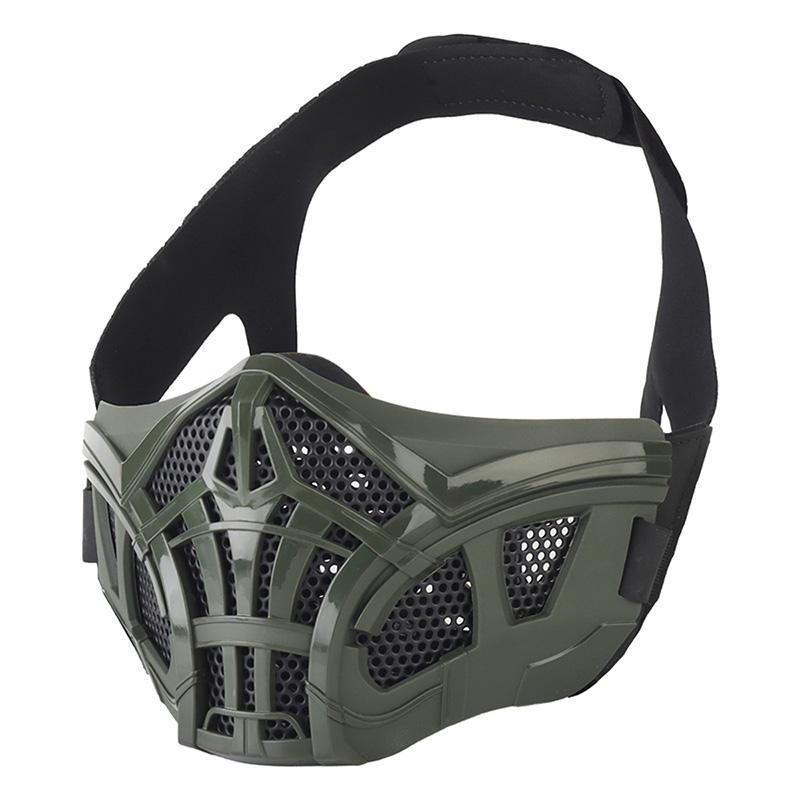 WoSporT Scorpion ハーフ スチールメッシュ マスク OD | 