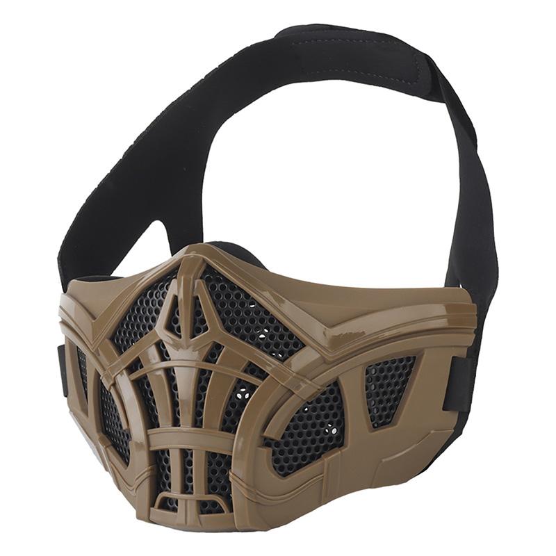 WoSporT Scorpion ハーフ スチールメッシュ マスク DarkEarth | 