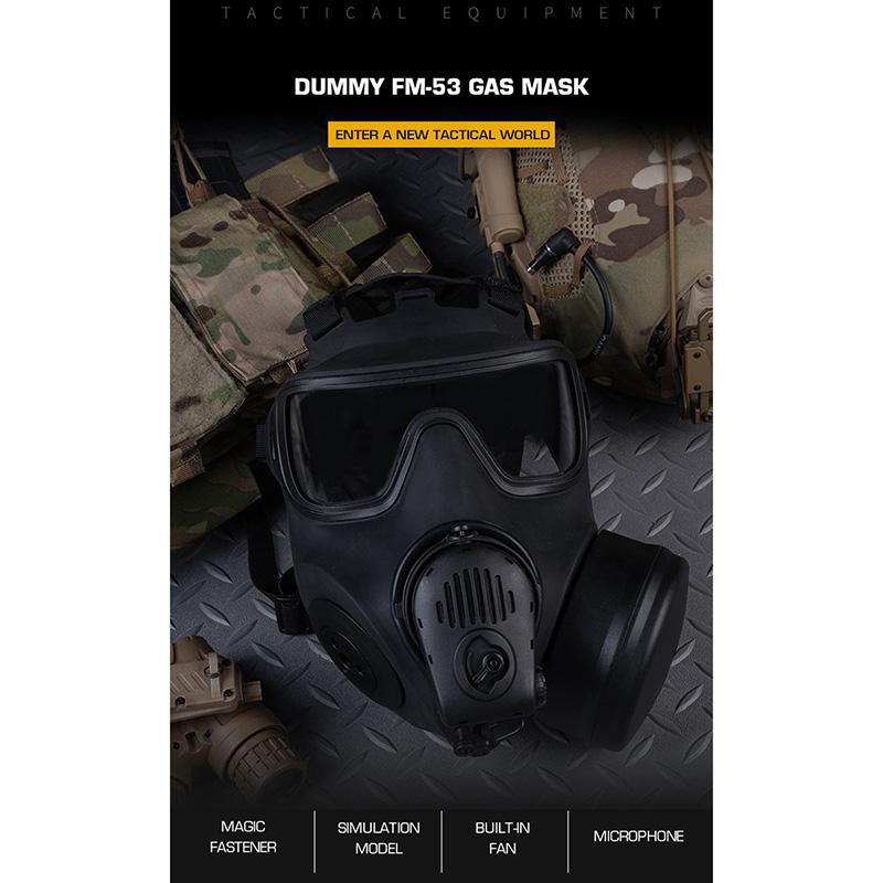 MCU Mサイズ ガスマスク WoSporT AVON タイプ FM-53 ダミー ガスマスク マイク 電動