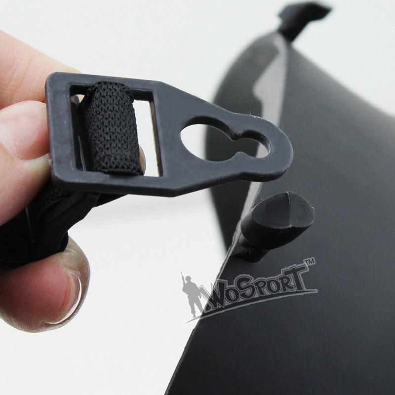 WoSporT M04ガスマスクタイプ 電動ツインファン付 フェイス