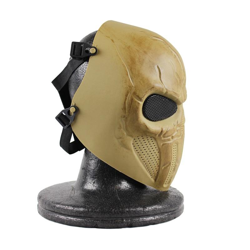 スカルマスク 金と赤 ジェットスキー等 サバイバルマスク ①②⑤